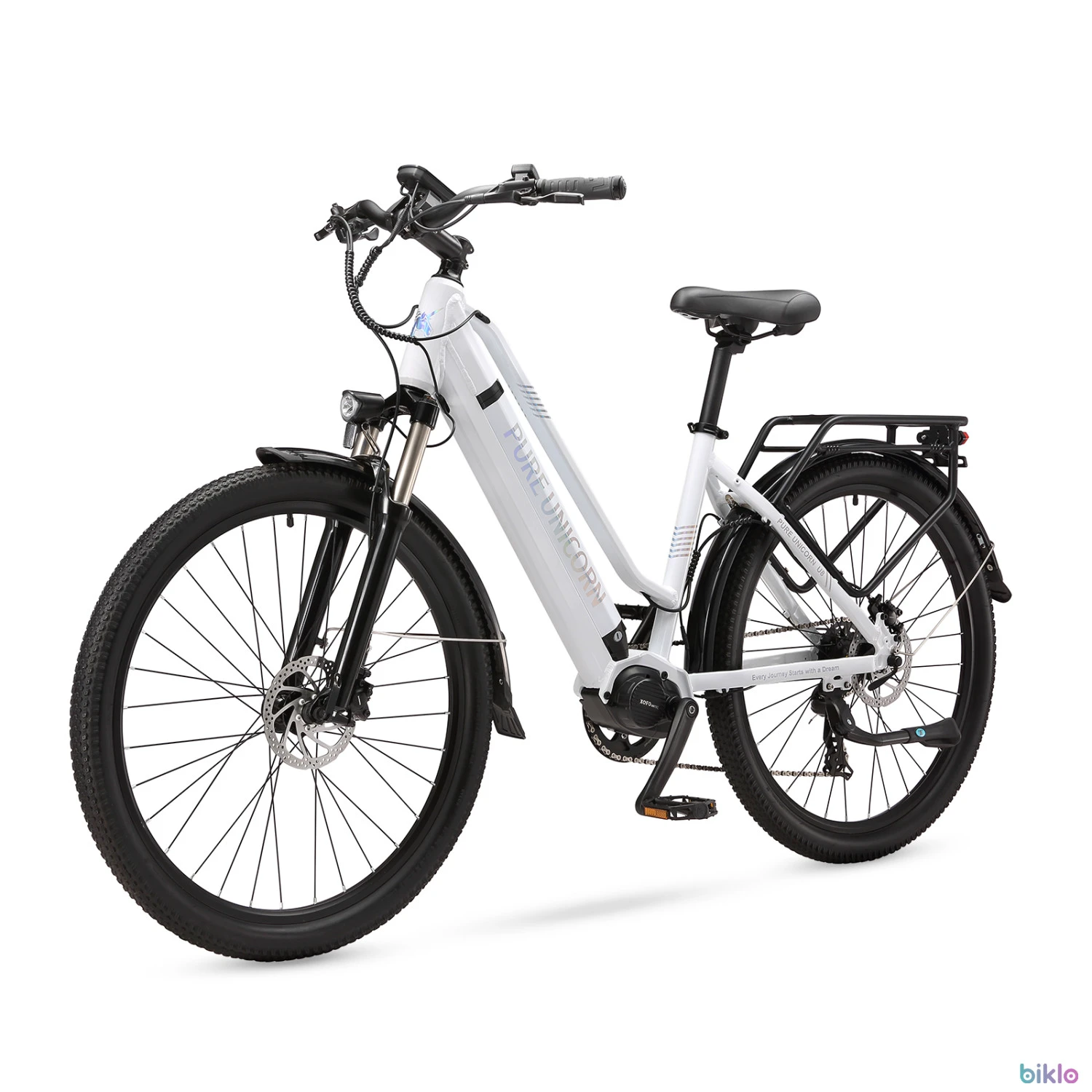 1. PURE UNICORN U8 500W Mid-Drive Commuter E-Bike 48V 14AHSamsung Battery