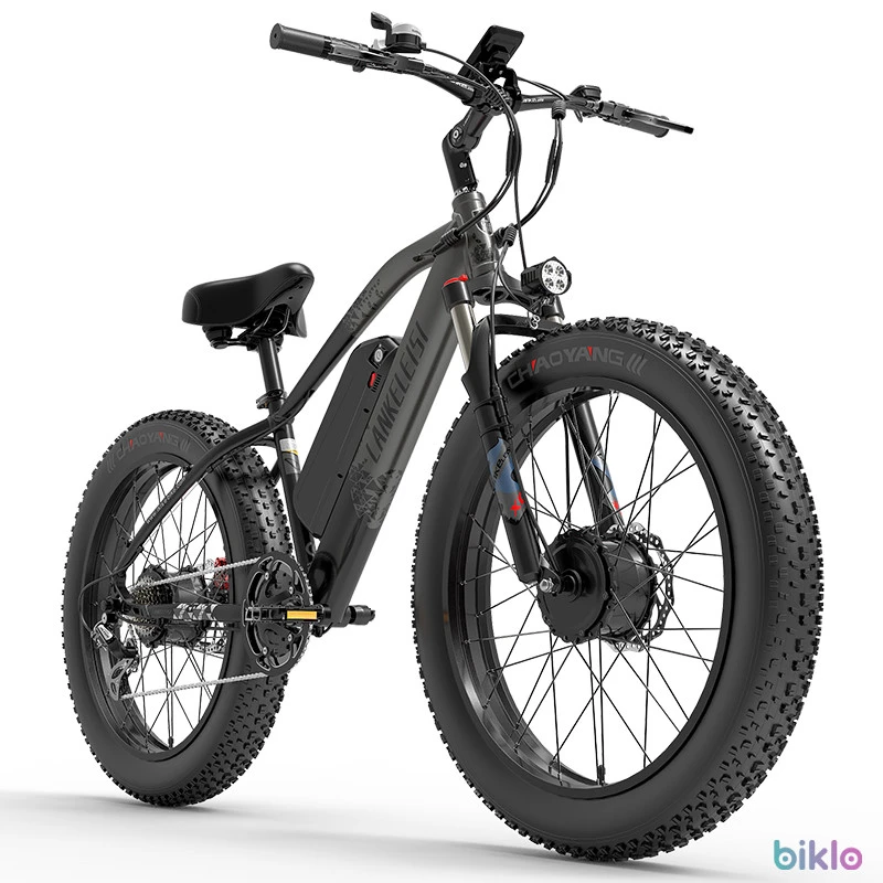 1. LANKELEISI MG740PLUS Electric Bike 2000W 26" 48V 20AH Dual Motor Mountain E-bike