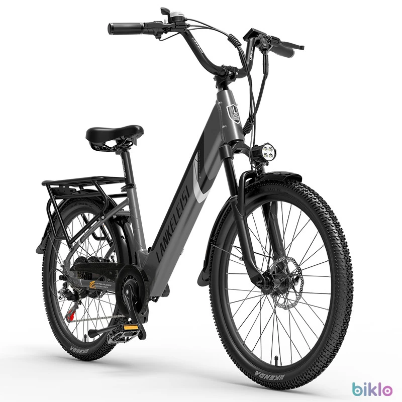 1. Lankeleisi ES500 Pro 24" Electric Trekking Bike 500W 48V14.5Ah Battery