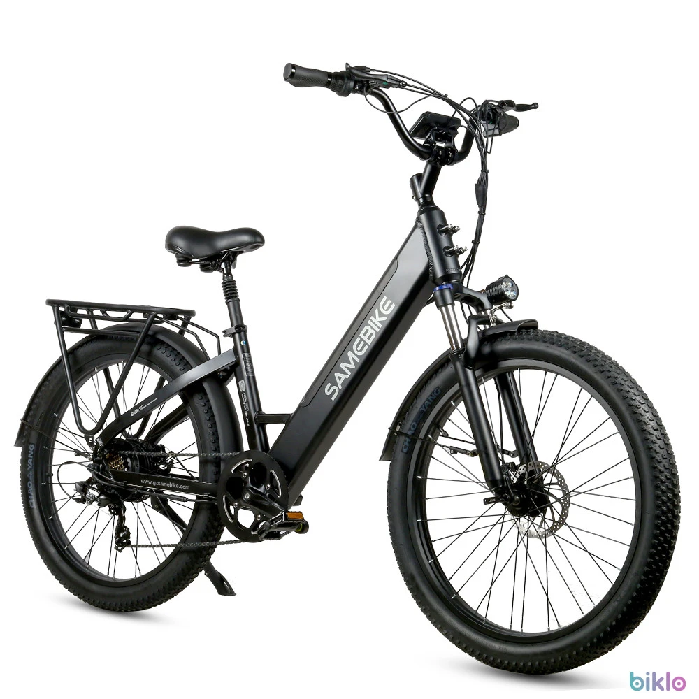 1. Samebike RS-A01 Plus Electric Bike 750W Motor 48V 14Ah Battery 26*3.0 ” inch