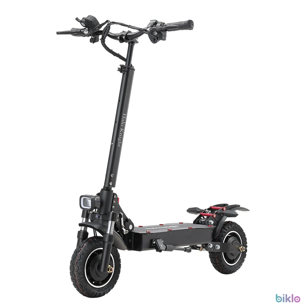 1. Halo Knight T104 Electric Scooter 10 inch Off-road Tires 1000W*2 Motor 52V 21Ah Battery