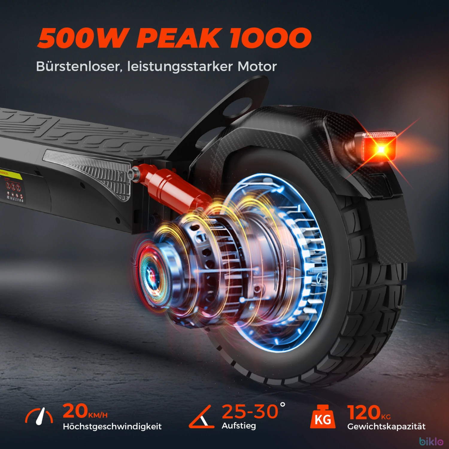 5. Isinwheel T4 Electric Scooter with ABE Certification, 1000W 48V 12.5Ah Battery, 10-inch