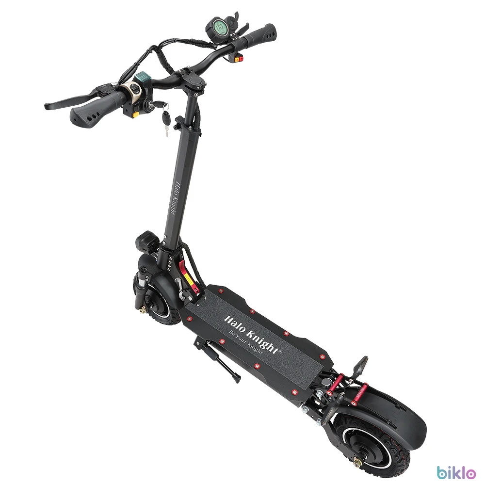 4. Halo Knight T104 Electric Scooter 10 inch Off-road Tires 1000W*2 Motor 52V 21Ah Battery