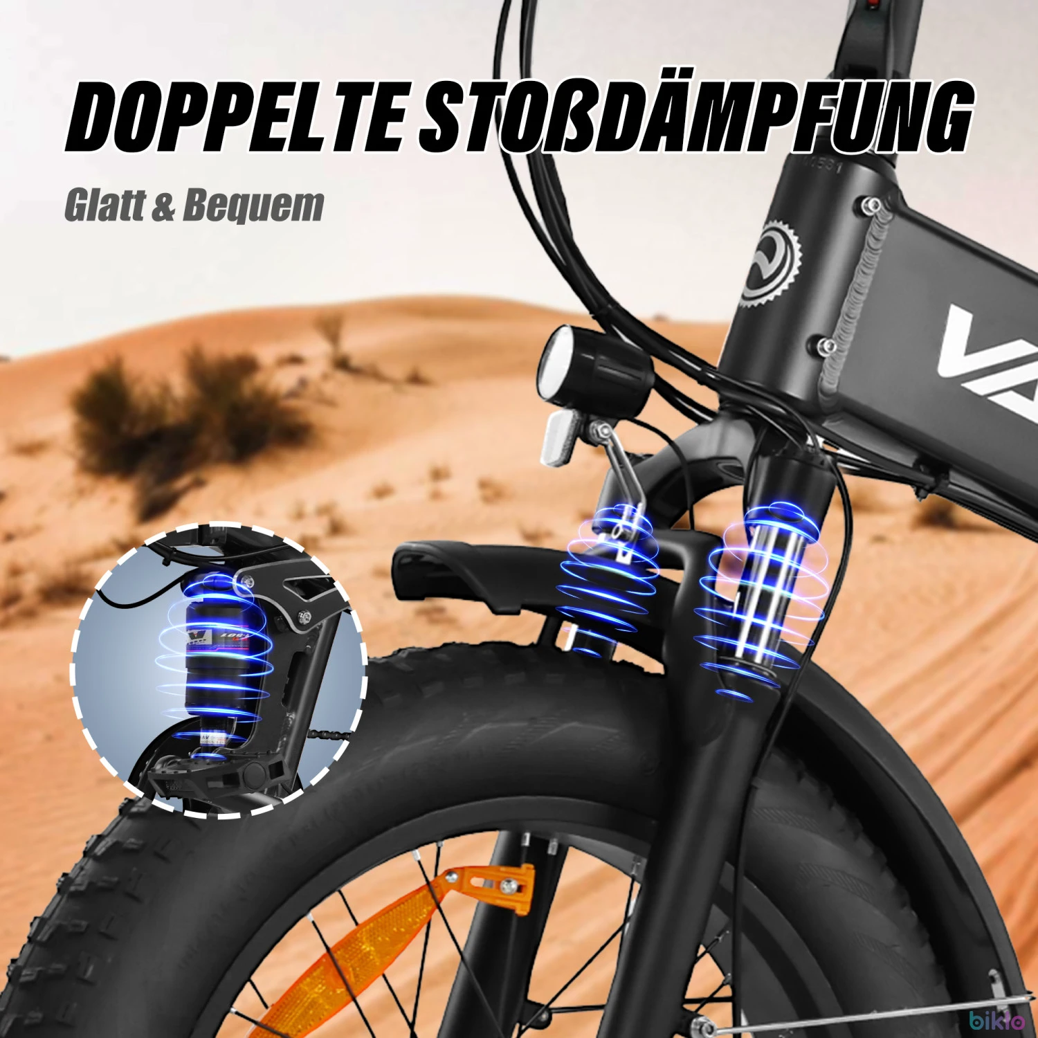 5. VARUN S20-2 Folding Electric Bike Full Suspension 20Inch with 48V 13Ah Battery
