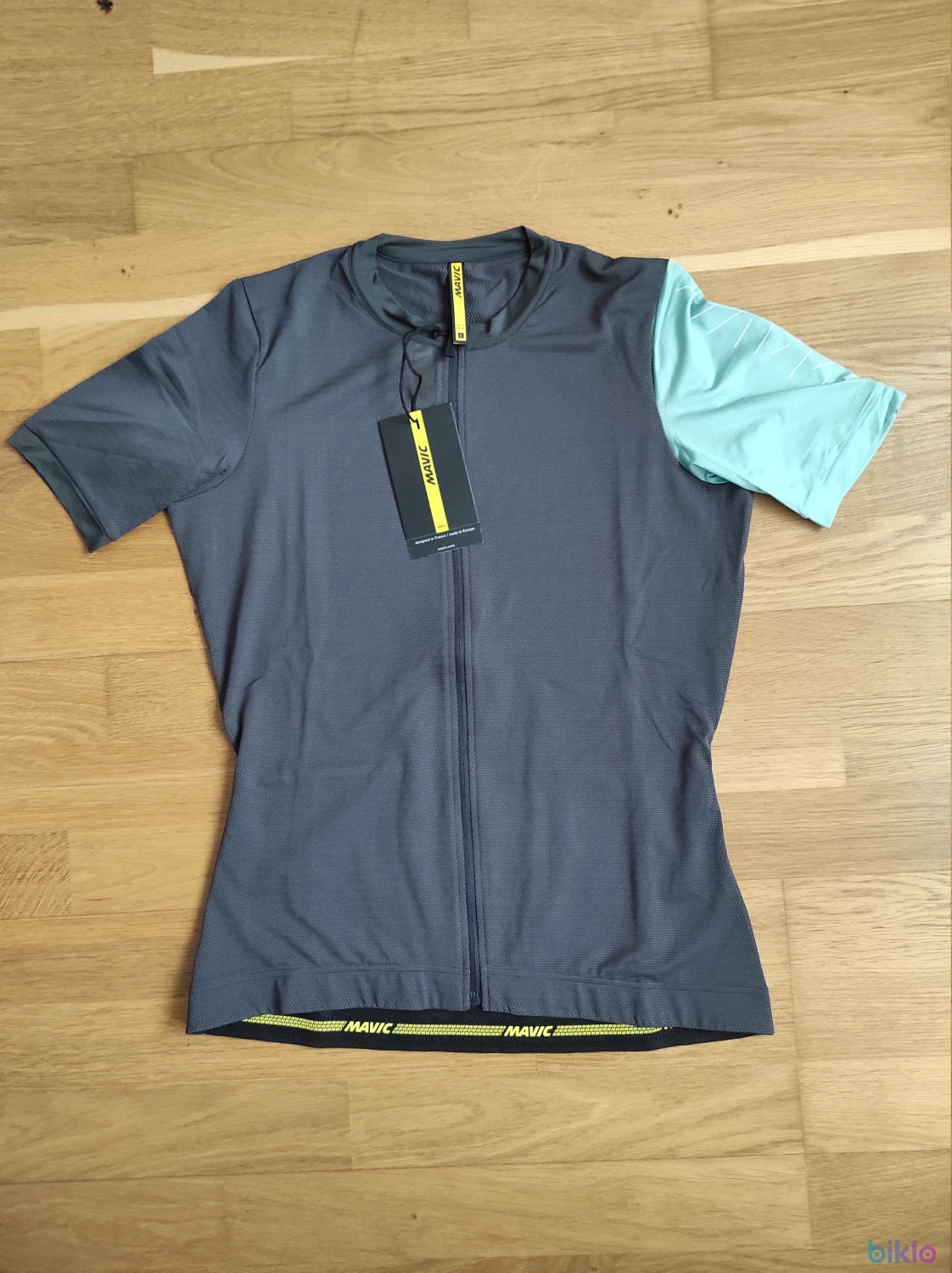 4. Tricou dama Mavic Essential Carbon/Mint marimea L, nou