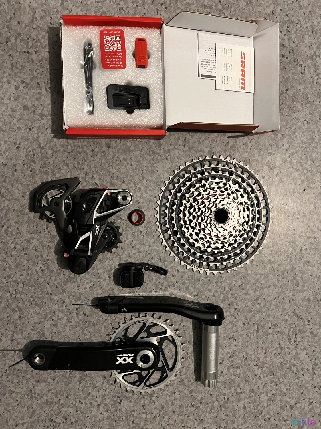 1. Groupset complet Sram XX SL AXS T Type