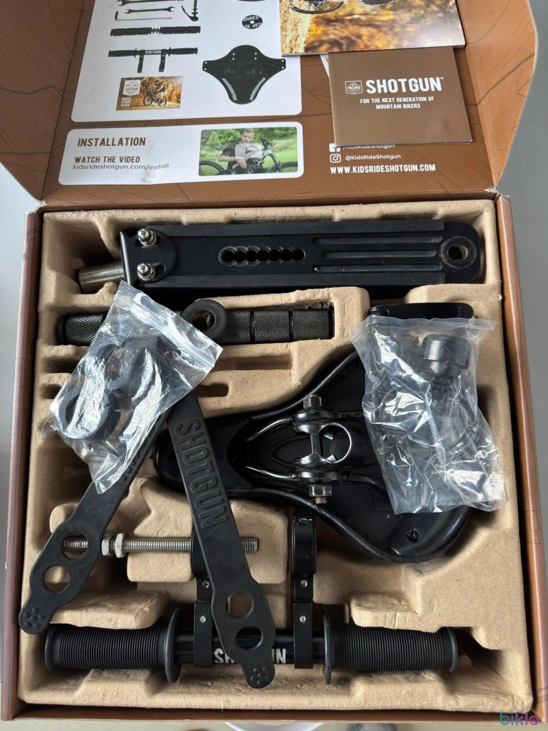 3. Scaun + Ghidon KIDS RIDE SHOTGUN 2.0 Combo MTB