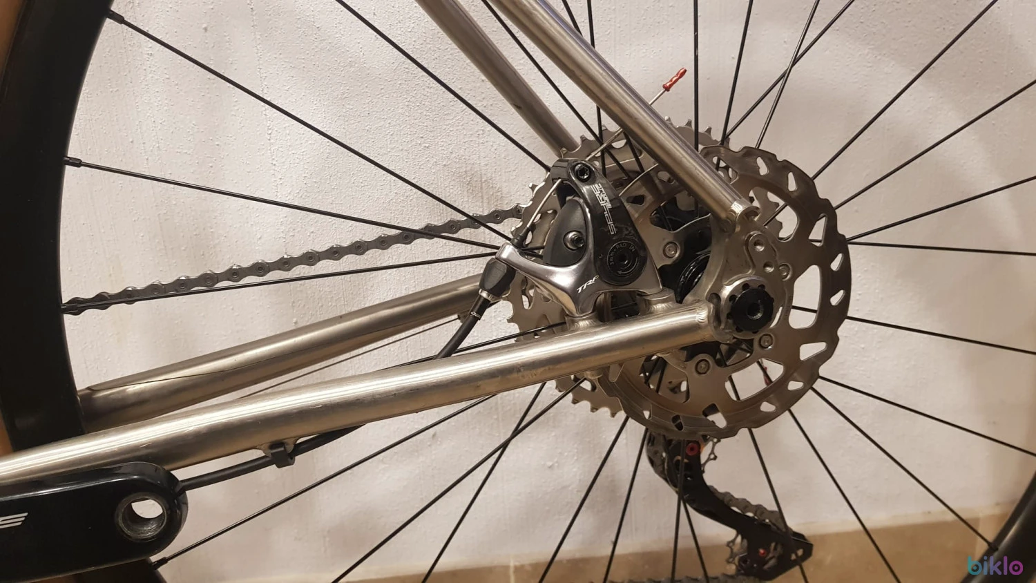 9. Gravel Reilly Gradient, titan, Dura Ace 2x11 mecanic, marime S (165-175)