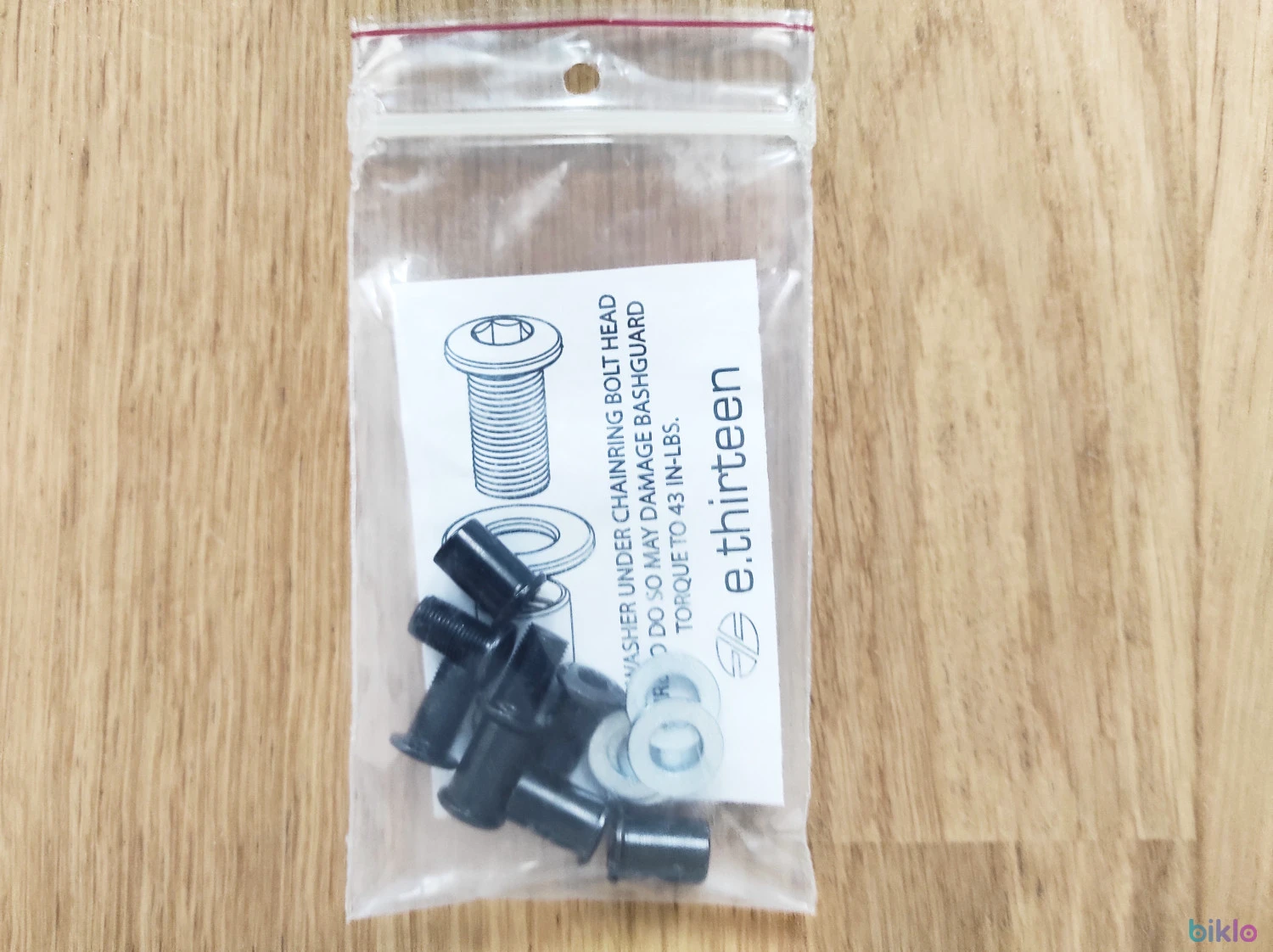 4. Bashguard E*thirteen Supercharger 38-42T, 110 BCD, transparent, nou