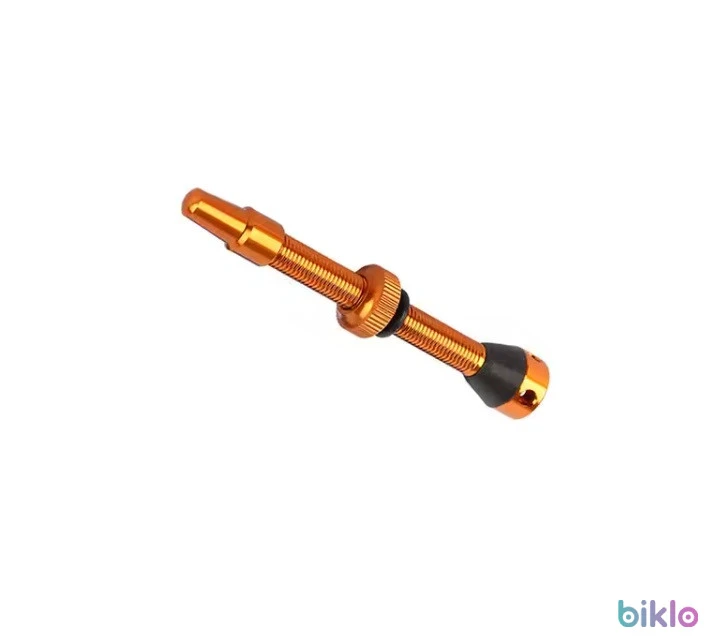 4. Valva Tubeless Presta, 44 mm cu 5 iesiri de aer , Negru , Albastru , Rosu , Mov , Verde , Portocaliu