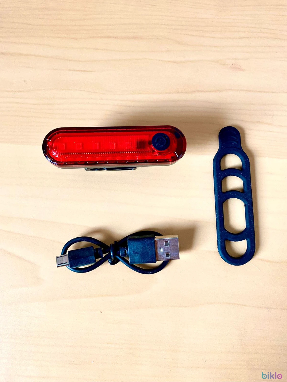 2. Stop spate pentru tija sa bicicleta usb led