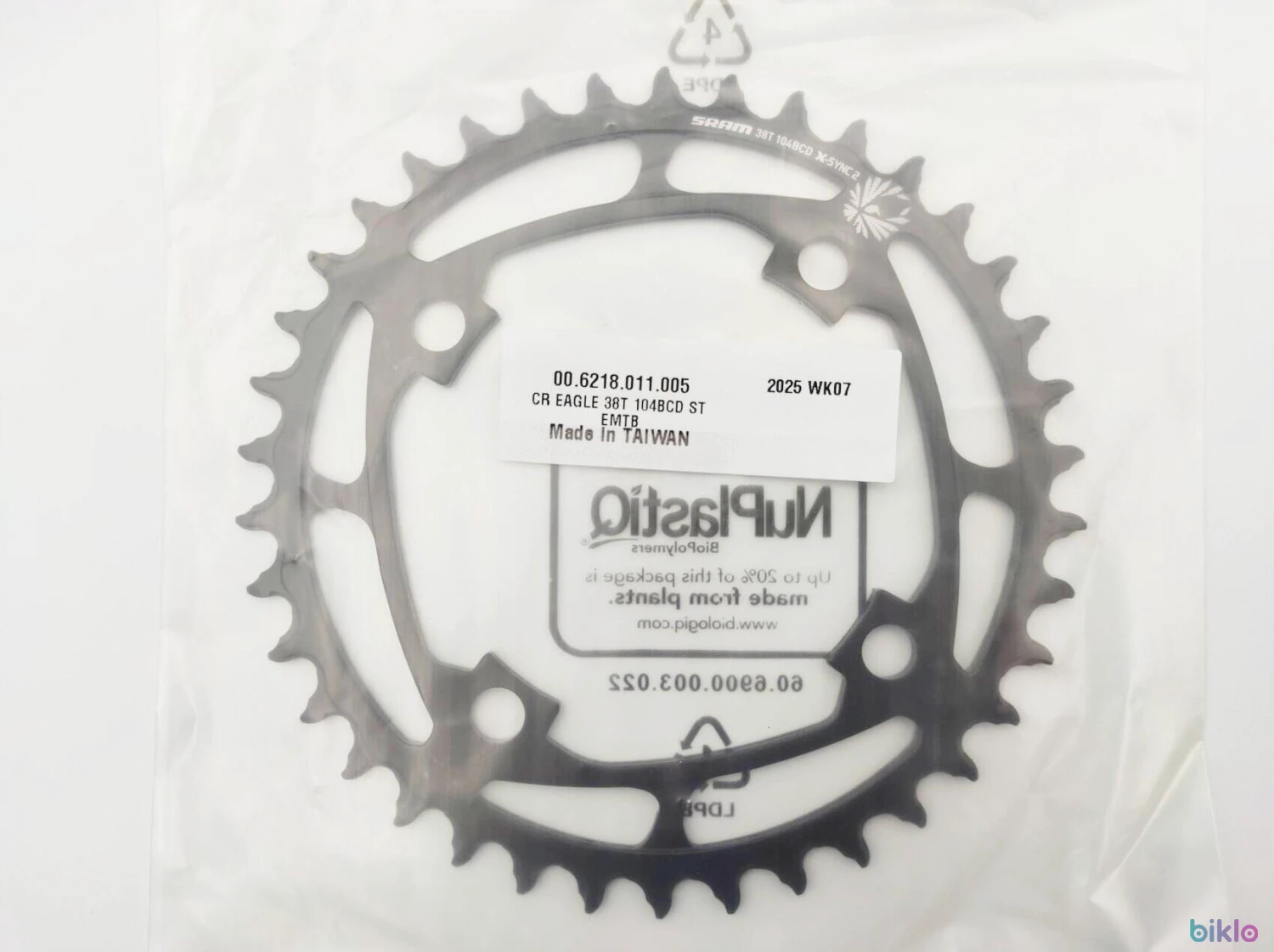 4. Foaie narrow/wide SRAM 38T 104 BCD X-Sync 2 noua
