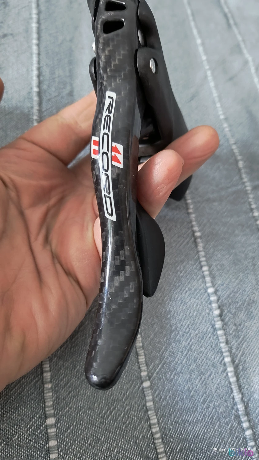 6. Set Campagnolo Record ergopowere + deraiore