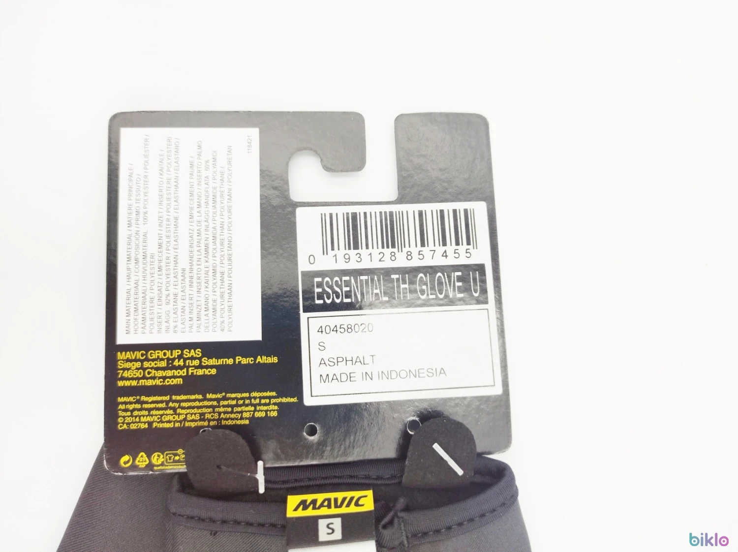 10. Manusi Mavic Essential Thermo marimea S, noi