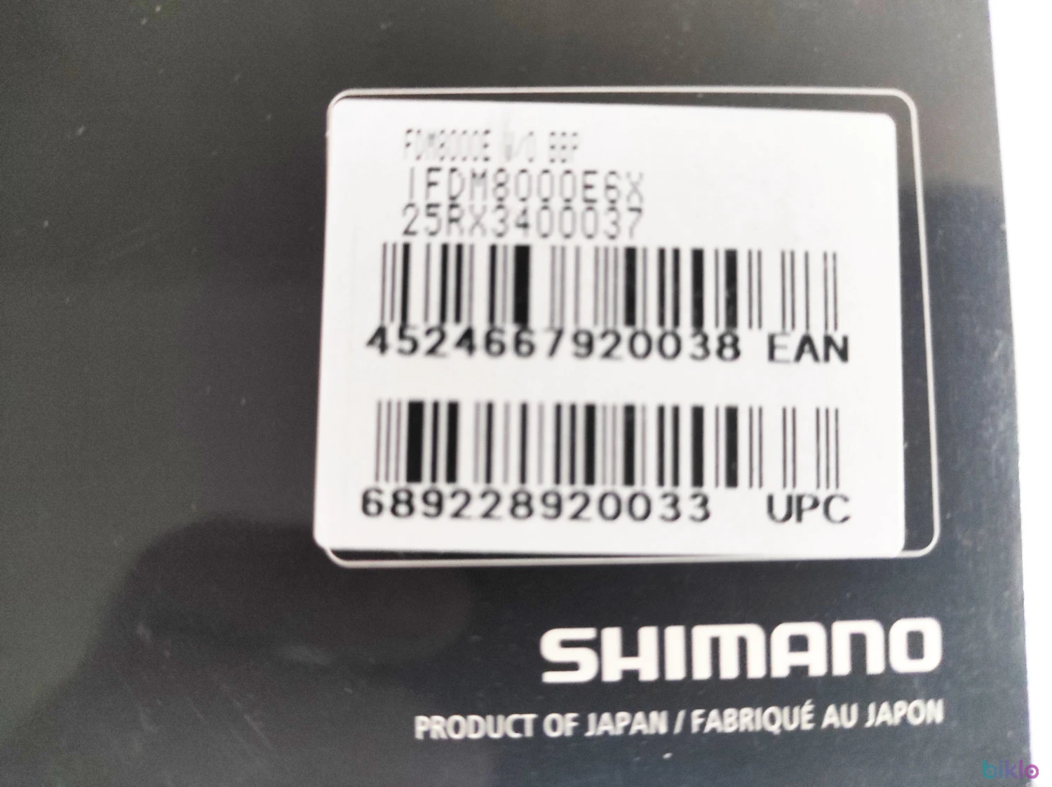 8. Schimbator foi Shimano Deore XT FD-M8000 3x11V E-type nou