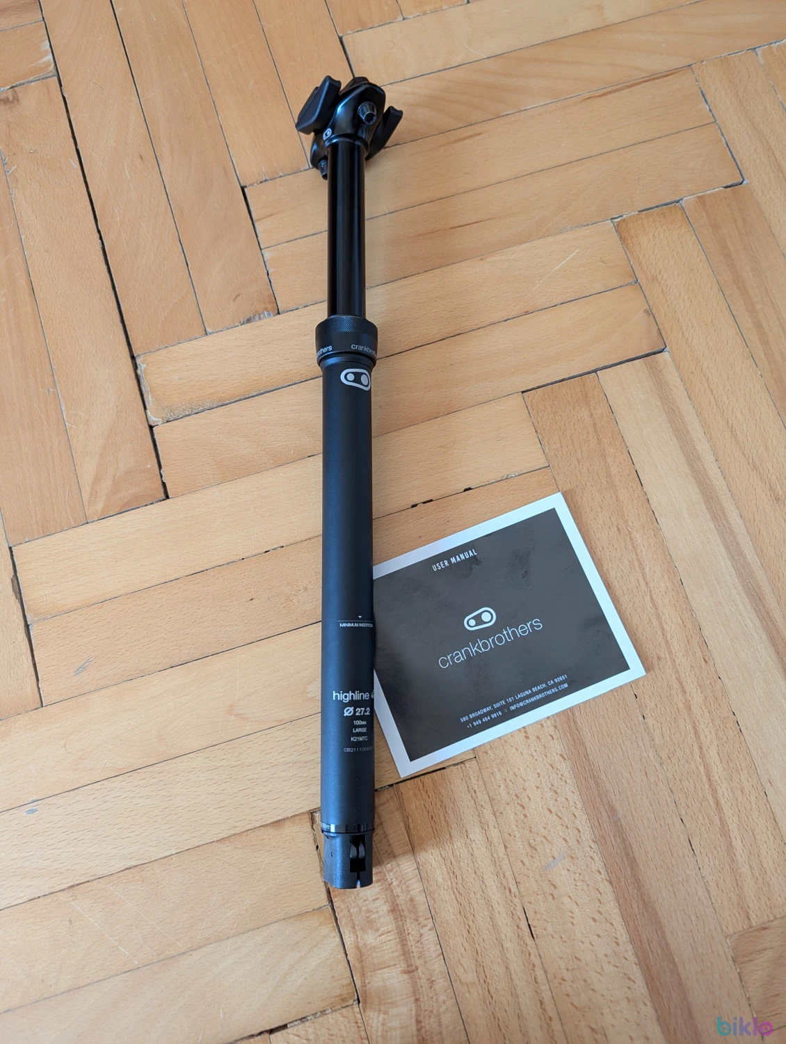 1. Dropper Tija sa Crankbrothers Highline 27.2 100mm cursa