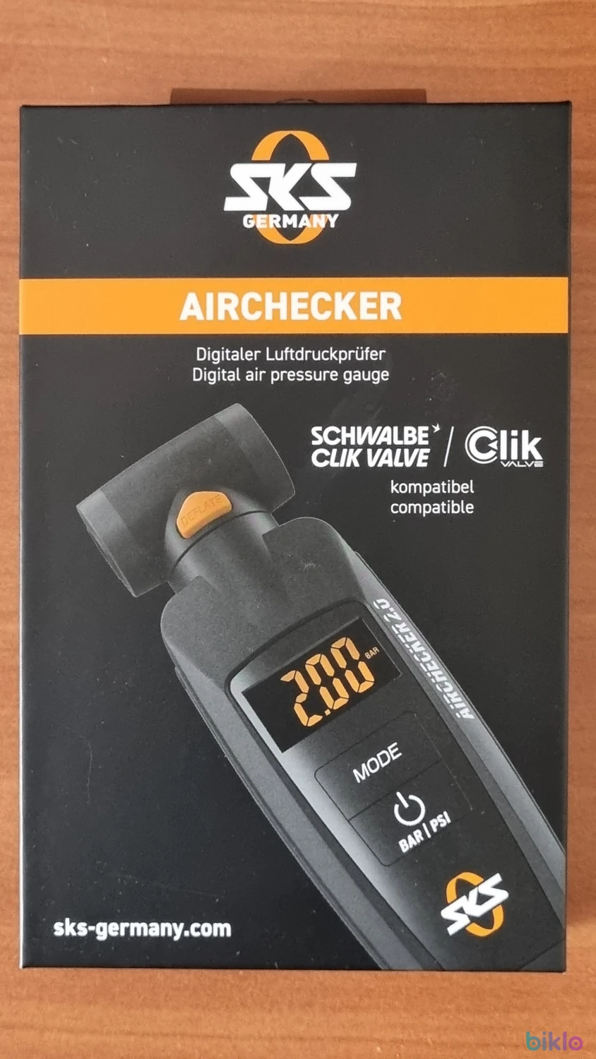 1. Manometru digital SKS Airchecker Presta Schrader