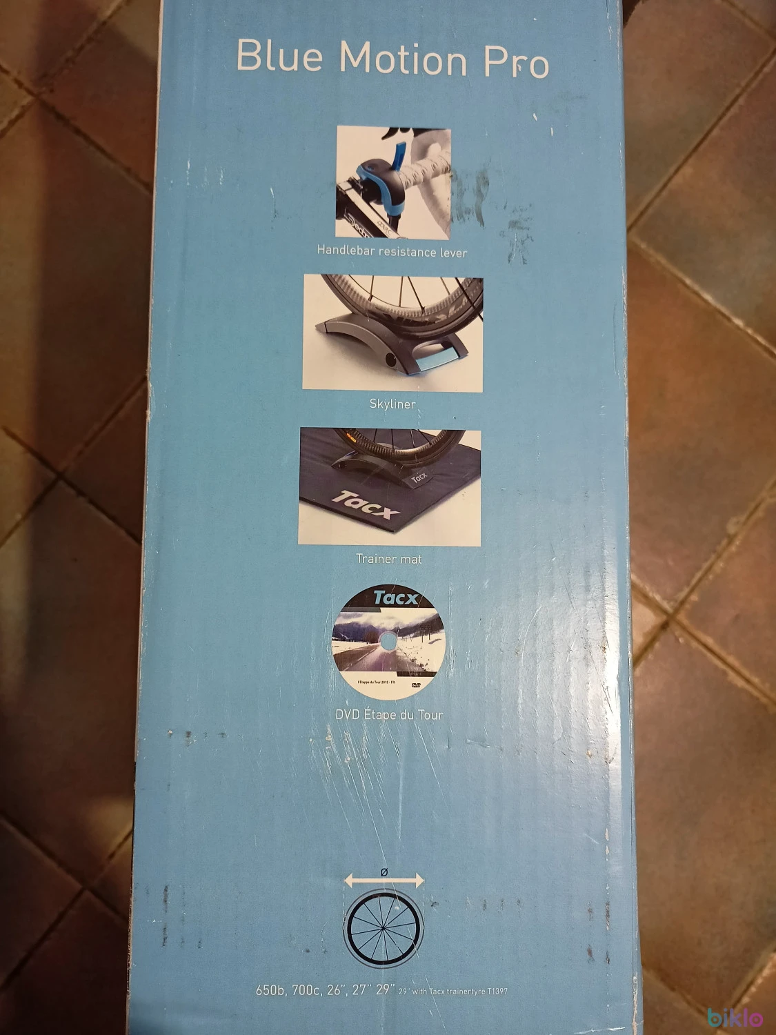 8. Home trainer magnetic Tacx Blue Motion Pro T2625