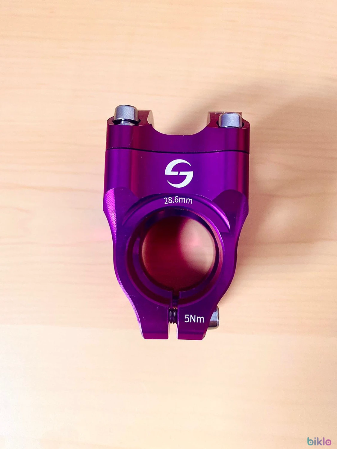 4. Pipa scurta 35mm din aliaj aluminiu pentru ghidon de bicicleta