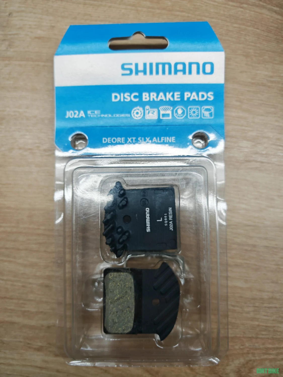 3. Placute Shimano J02-A cu radiator