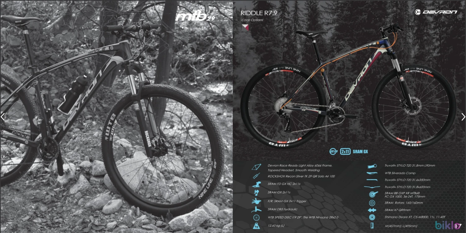 6. MTB Devron Riddle R7.7 - 27.5, L
