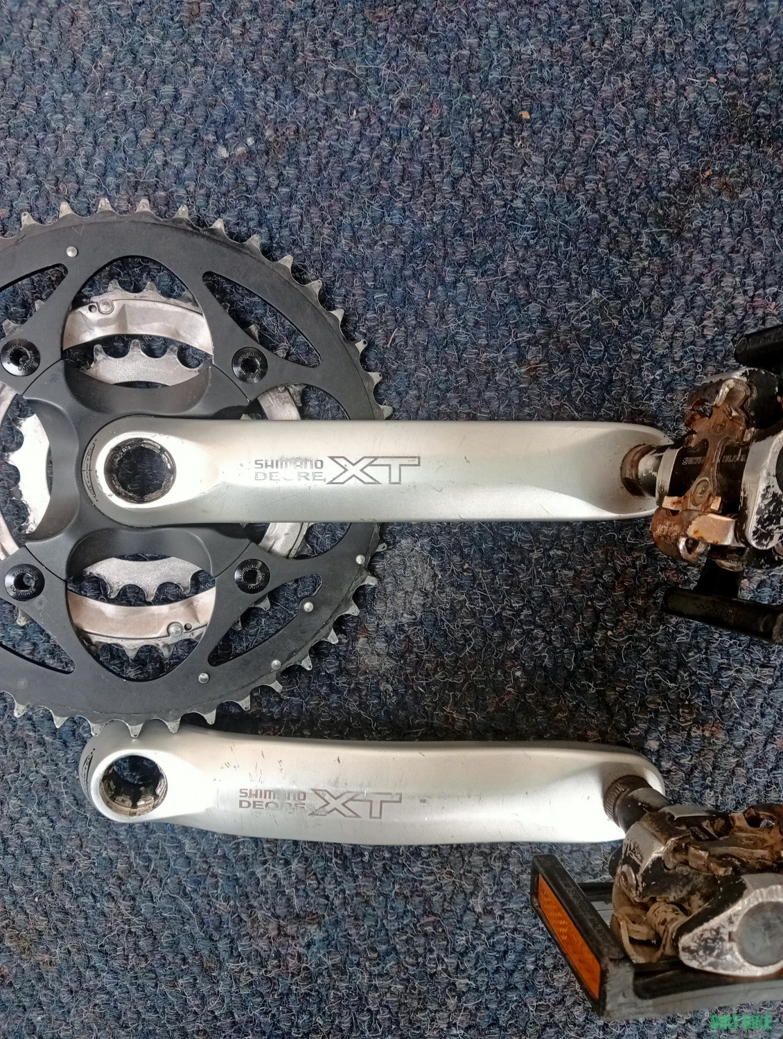 1. Angrenaj Pedalier Shimano Deore XT Japan model M751 octalink