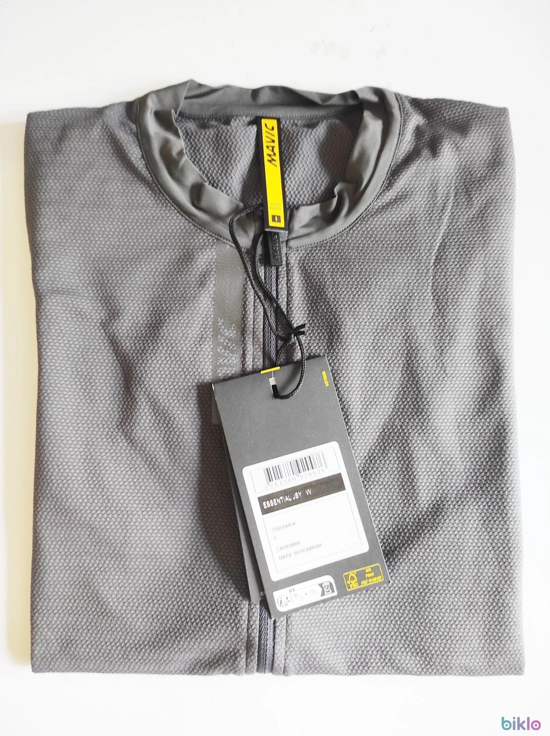 7. Tricou dama Mavic Essential Carbon/Mint marimea S, nou