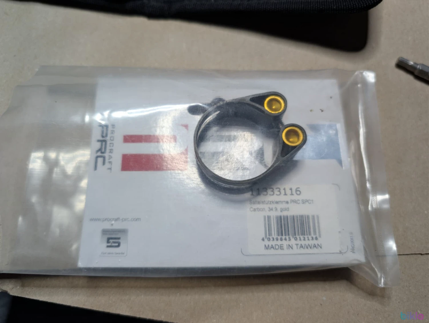 1. Coilier Fibra Carbon Procraft PRC SPC1 34.9 Gold
