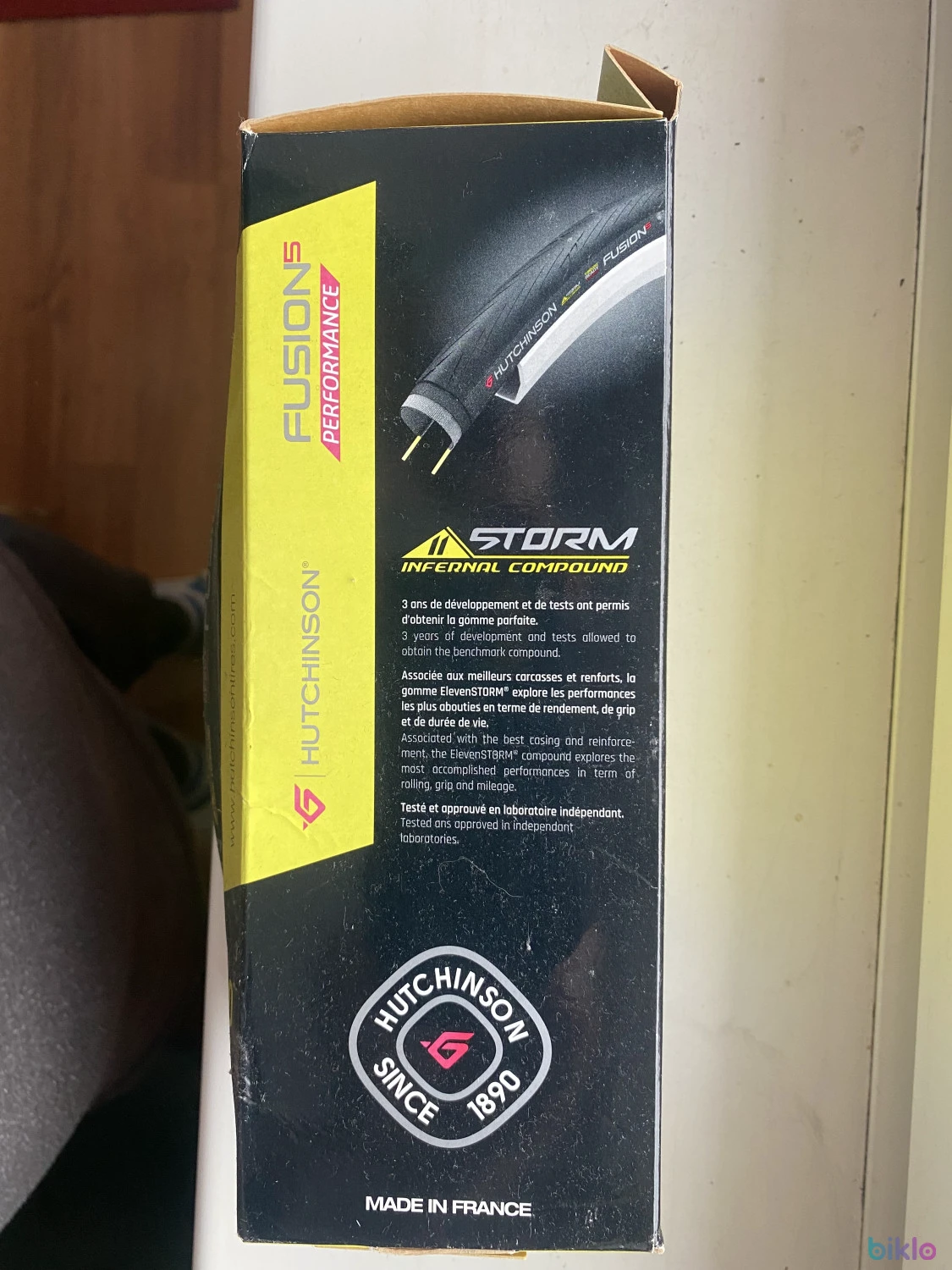 3. Set Anvelopă Hutchinson FUSION 5 Performance Tubeless Ready ElevenSTORM Hardskin 25x700