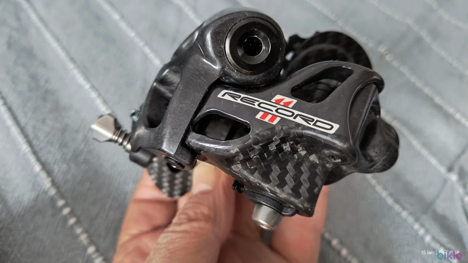9. Set Campagnolo Record ergopowere + deraiore