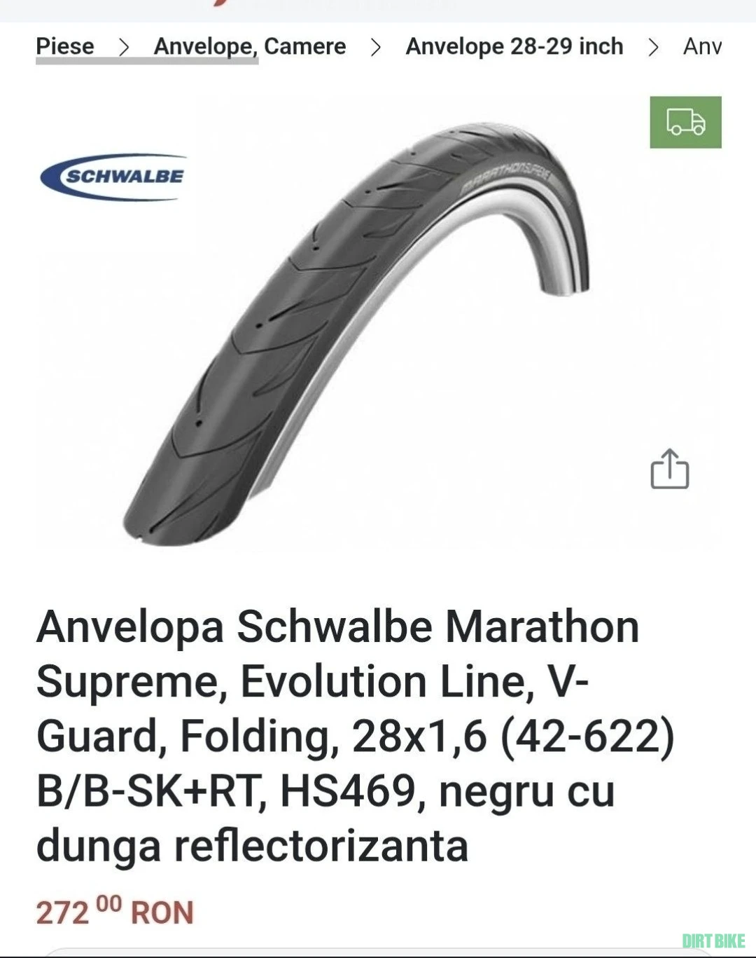 1. Schwalbe marathon supreme 28x1.60