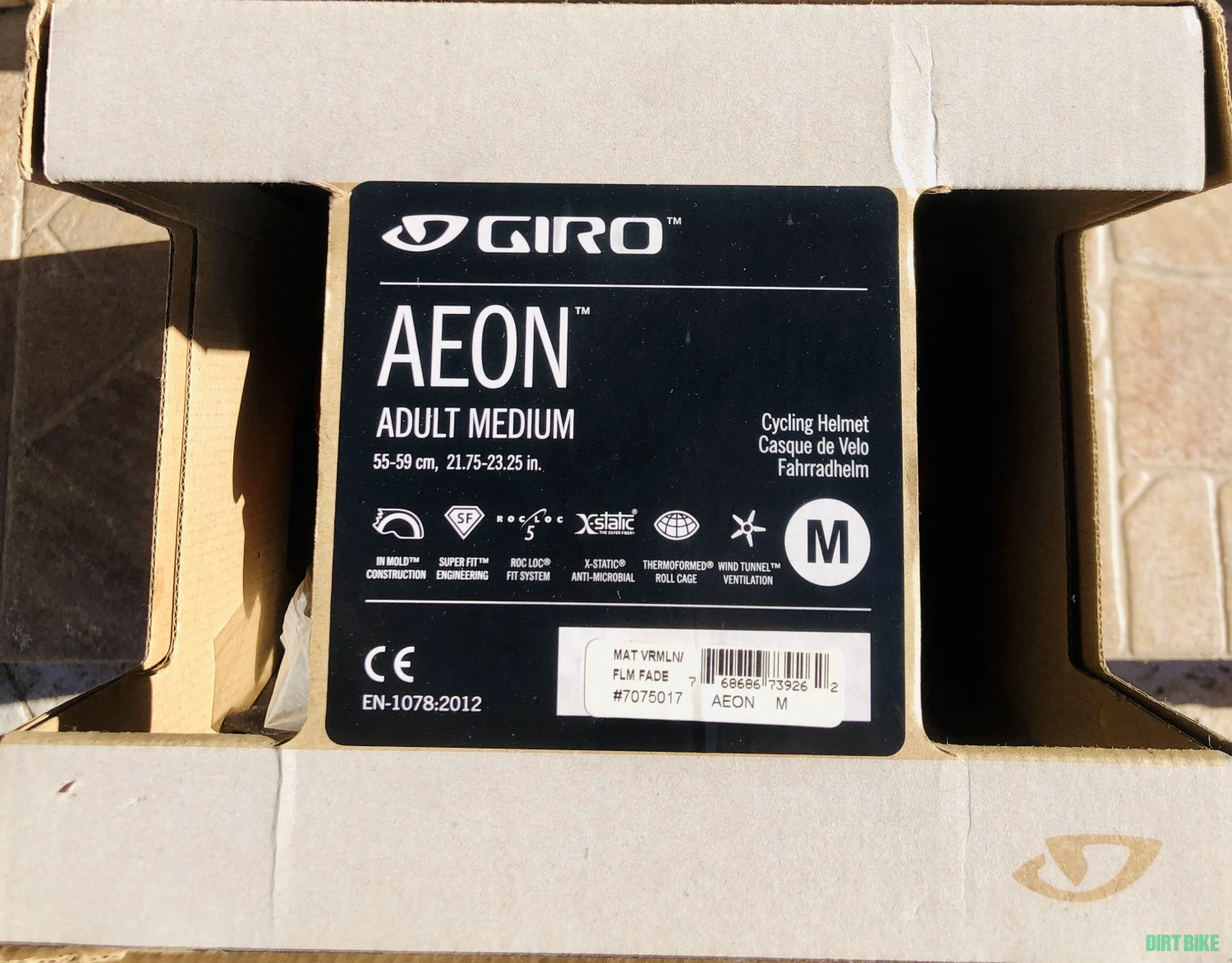 5. Giro Aeon - Road Bike Helmet M (55-59 cm)