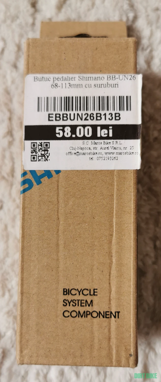 3. Butuc pedalier Shimano BB-UN26