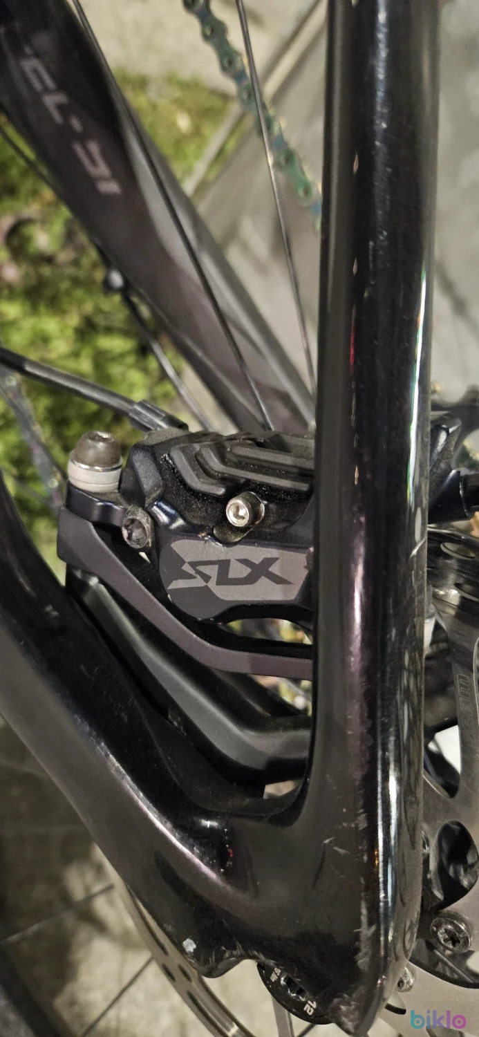 7. Set frâne față-spate Shimano SLX M7120 4-pistoane