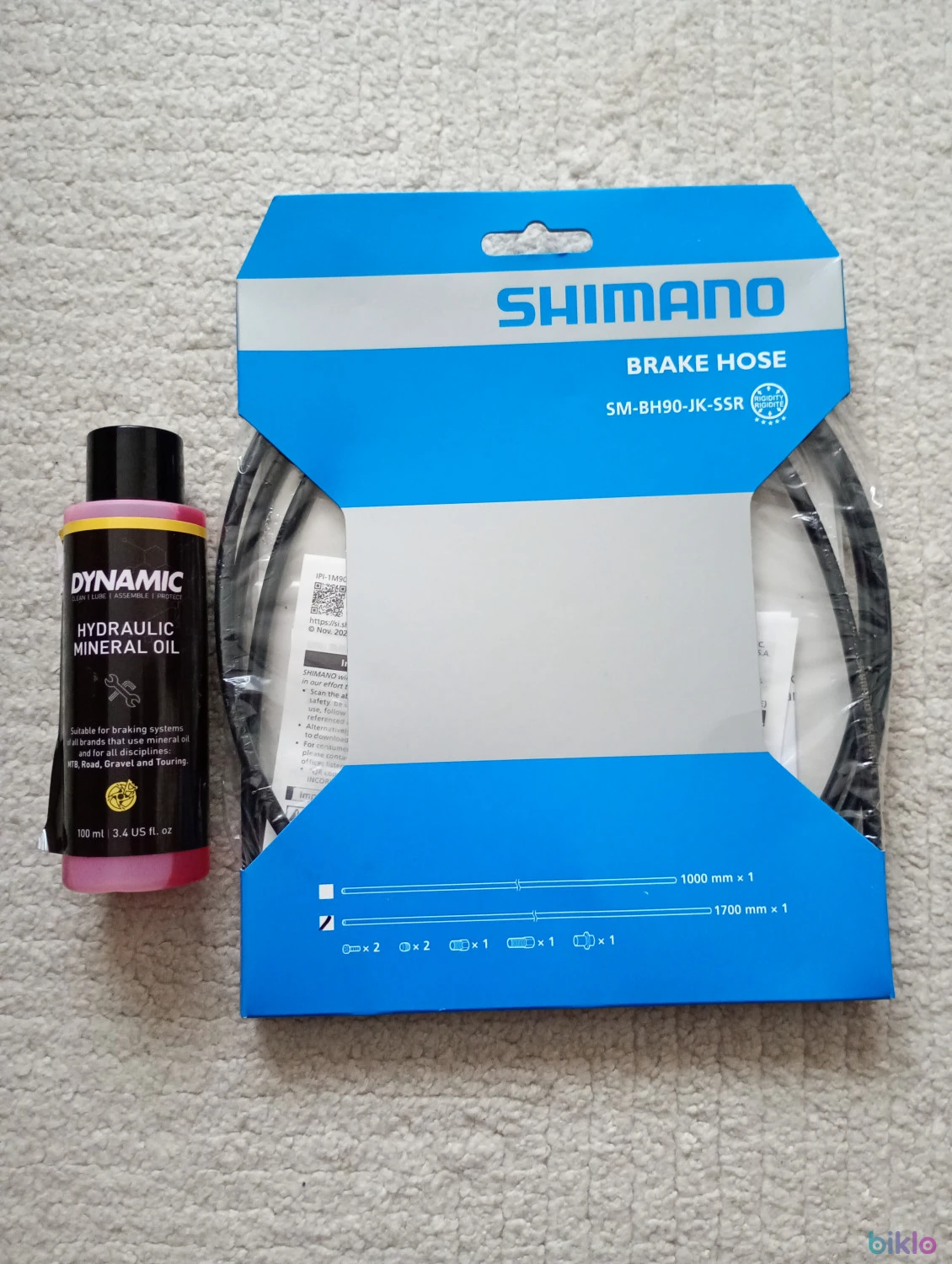 2. Piese pt. frane hidraulice Shimano (cabluri frana, ulei, placute frana)