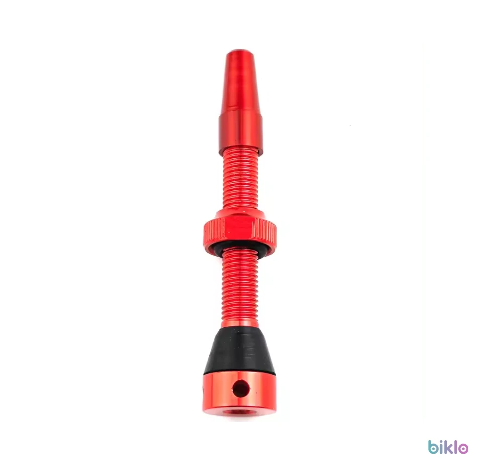 6. Valva Tubeless Presta, 44 mm cu 5 iesiri de aer , Negru , Albastru , Rosu , Mov , Verde , Portocaliu