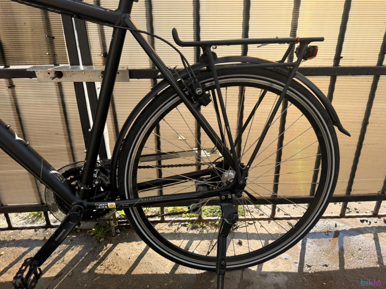 7. Bicicleta Treking Kalkhoff Voyager // Cadru XL // Frane hidraulice // STARE EXCELENTA // Far si stop cu LED marca AXA //