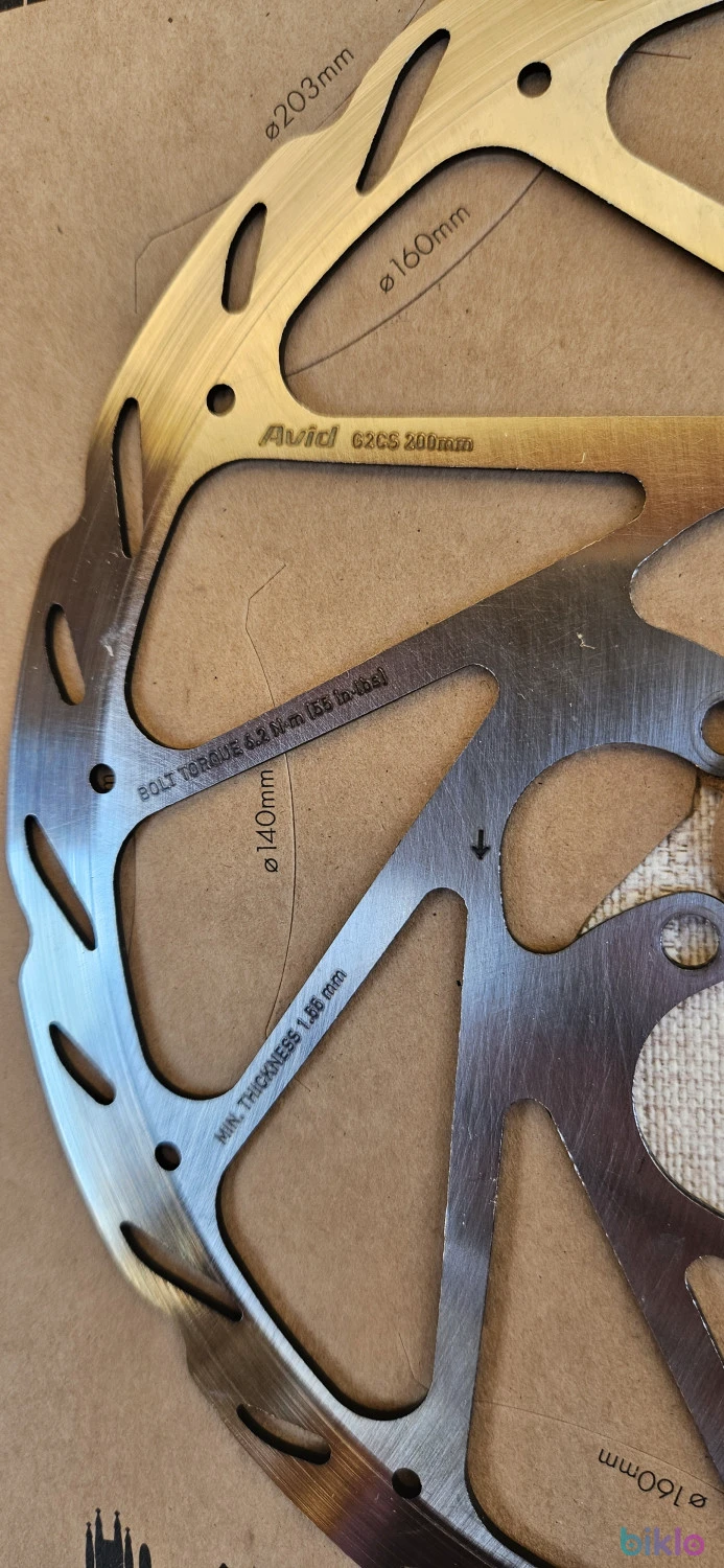 3. Disc frana Avid/Sram 200mm
