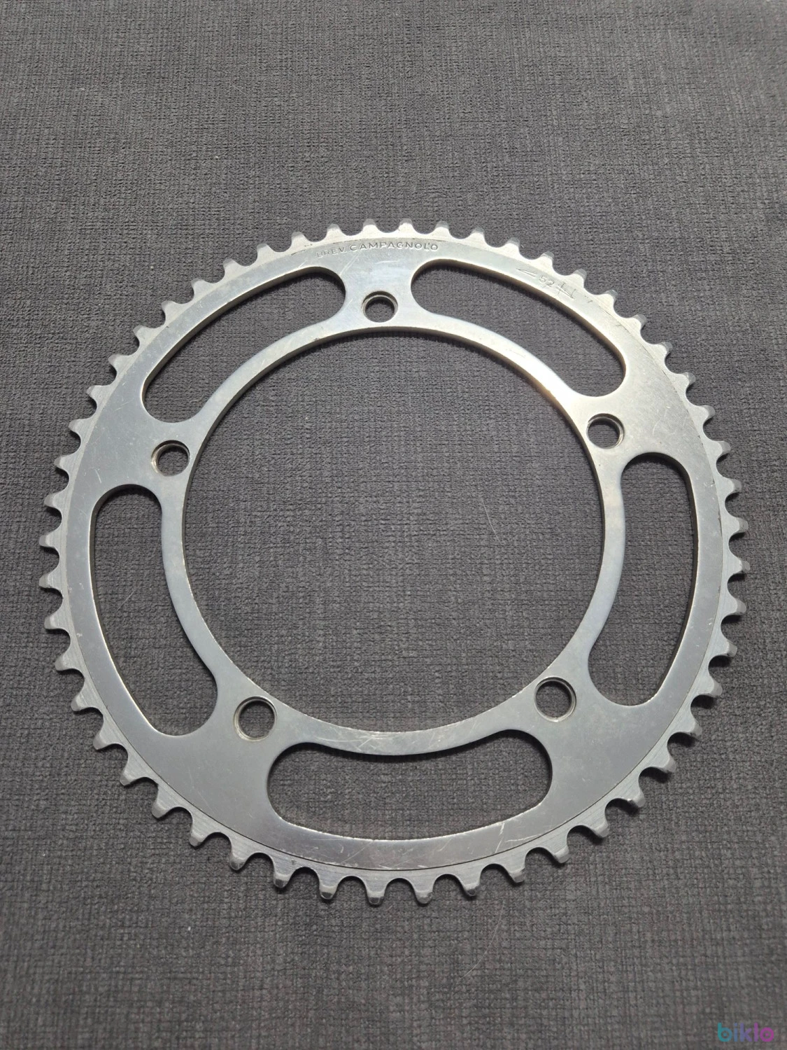 1. Foaie Angrenaj Vintage Campagnolo Nuovo Record 52t 144BCD