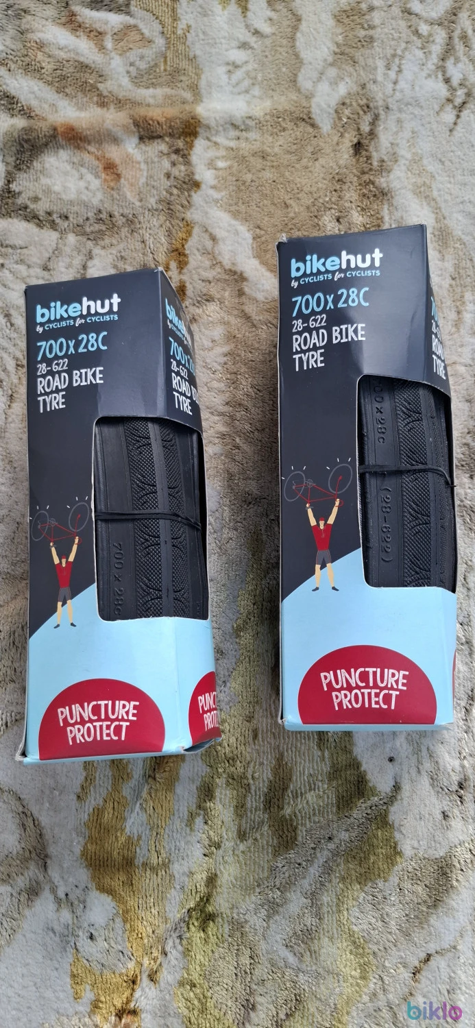 1. Anvelope/cauciucuri Cursiera (sosea) Bikehut 28" 700x28c (28-622), pliabile, noi, in cutie
