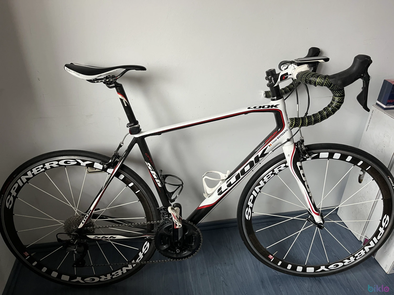 1. Vand cursiera Look 566 , full carbon , transmisie noua cu power meter Quark , Garmin 1000