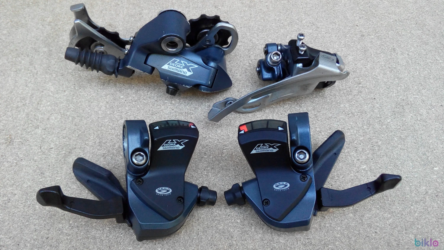 1. Miniset Deore Lx manete schimbatoare