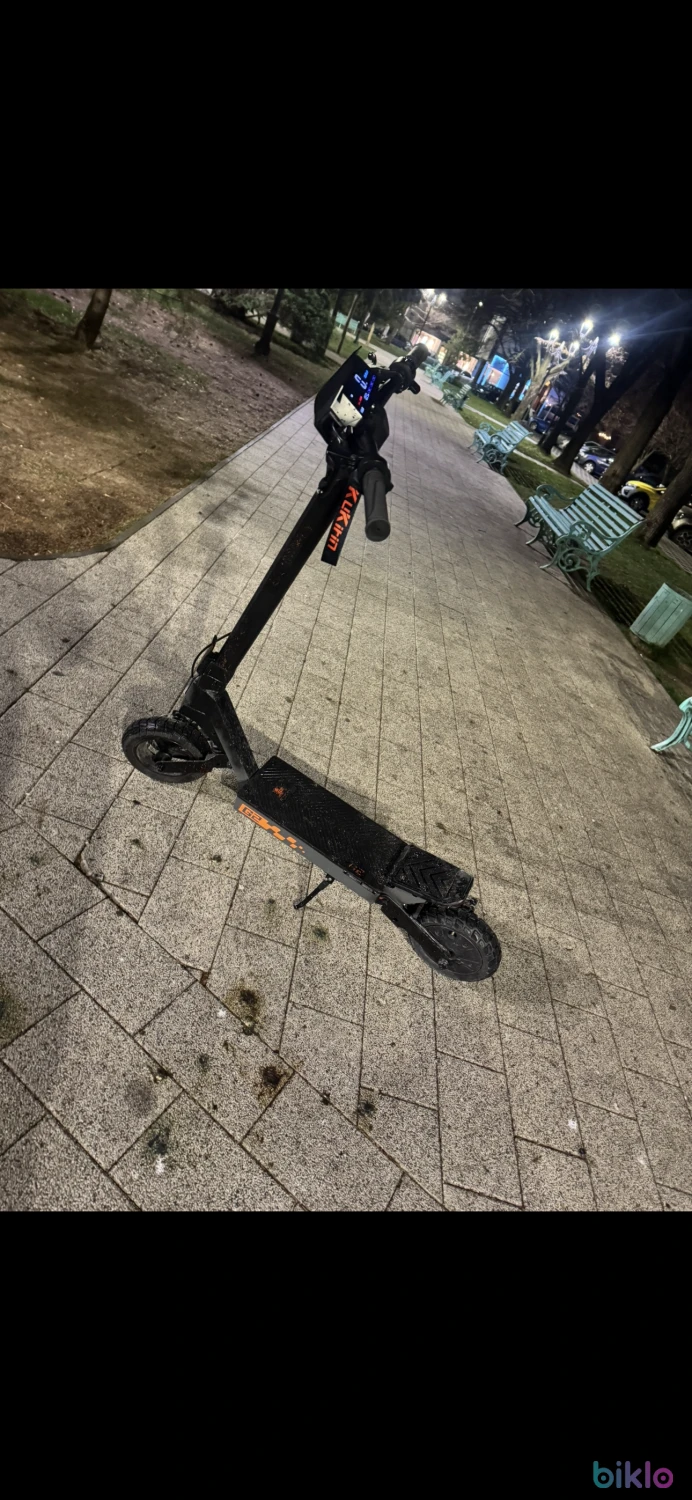 4. Kukirin g2 2025 1200km puțin vopsit negru