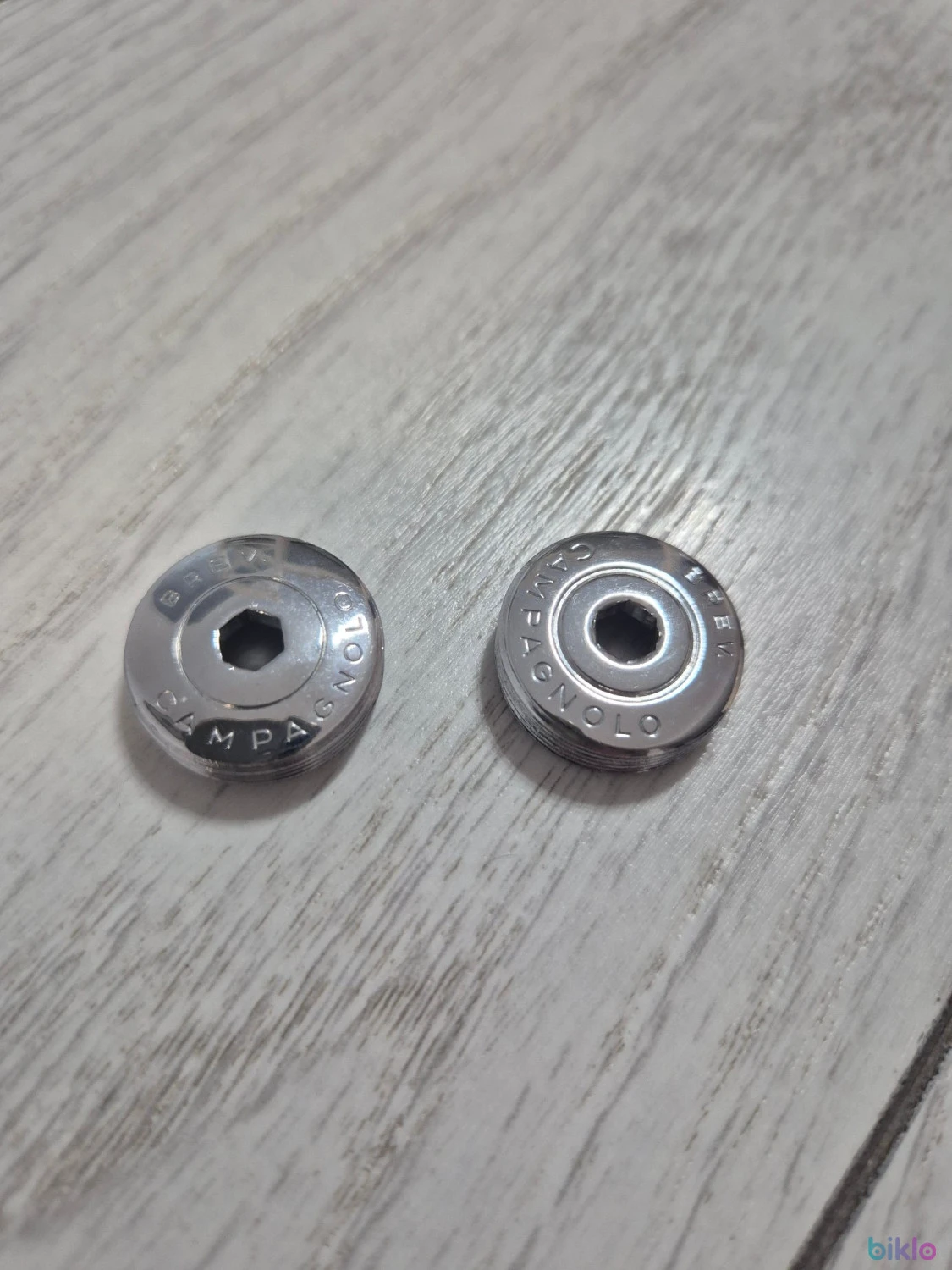 1. Set Capace Metalice Angrenaj Campagnolo NOS Vintage
