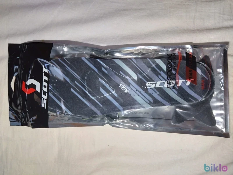 1. SCOTT cycling shoes Ergologic Innersole branturi Adjustment System Men - black/grey 45