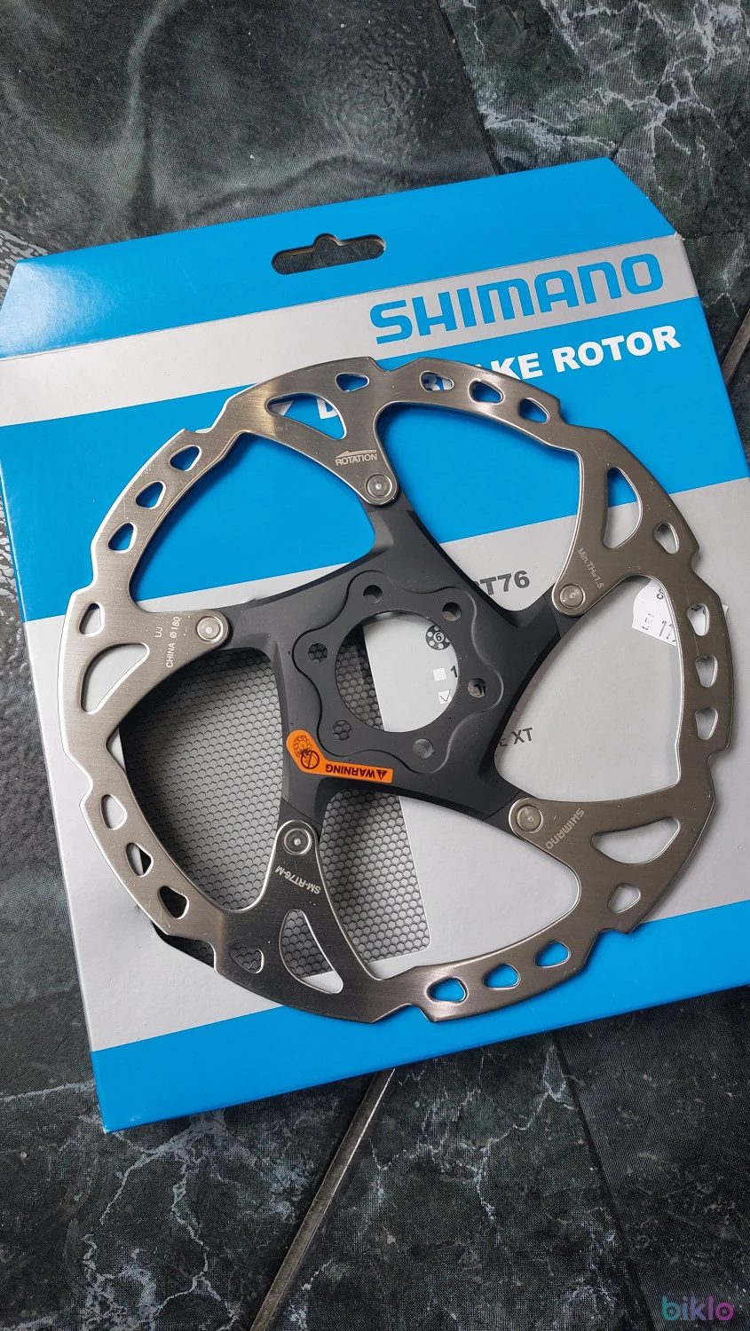 1. Shimano SM-RT76 6-Bolt Disc Rotor 180mm