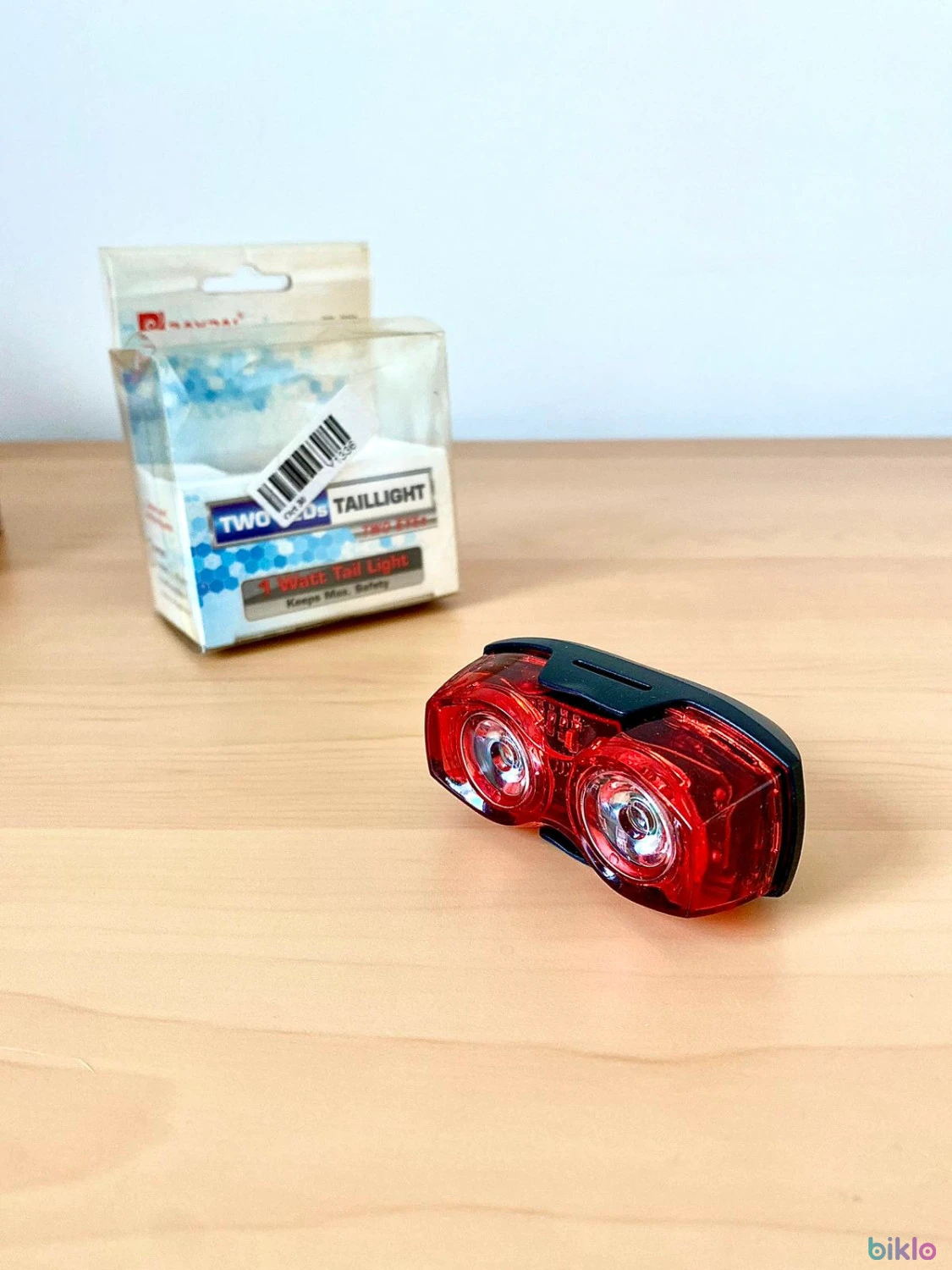 1. Raypal stop bicicleta super luminos cu 2 led-uri baterii AAA