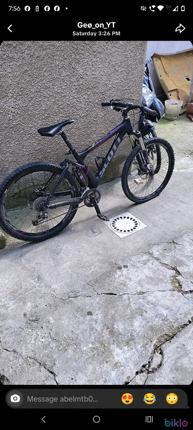 1. Scott genios cadru carbon