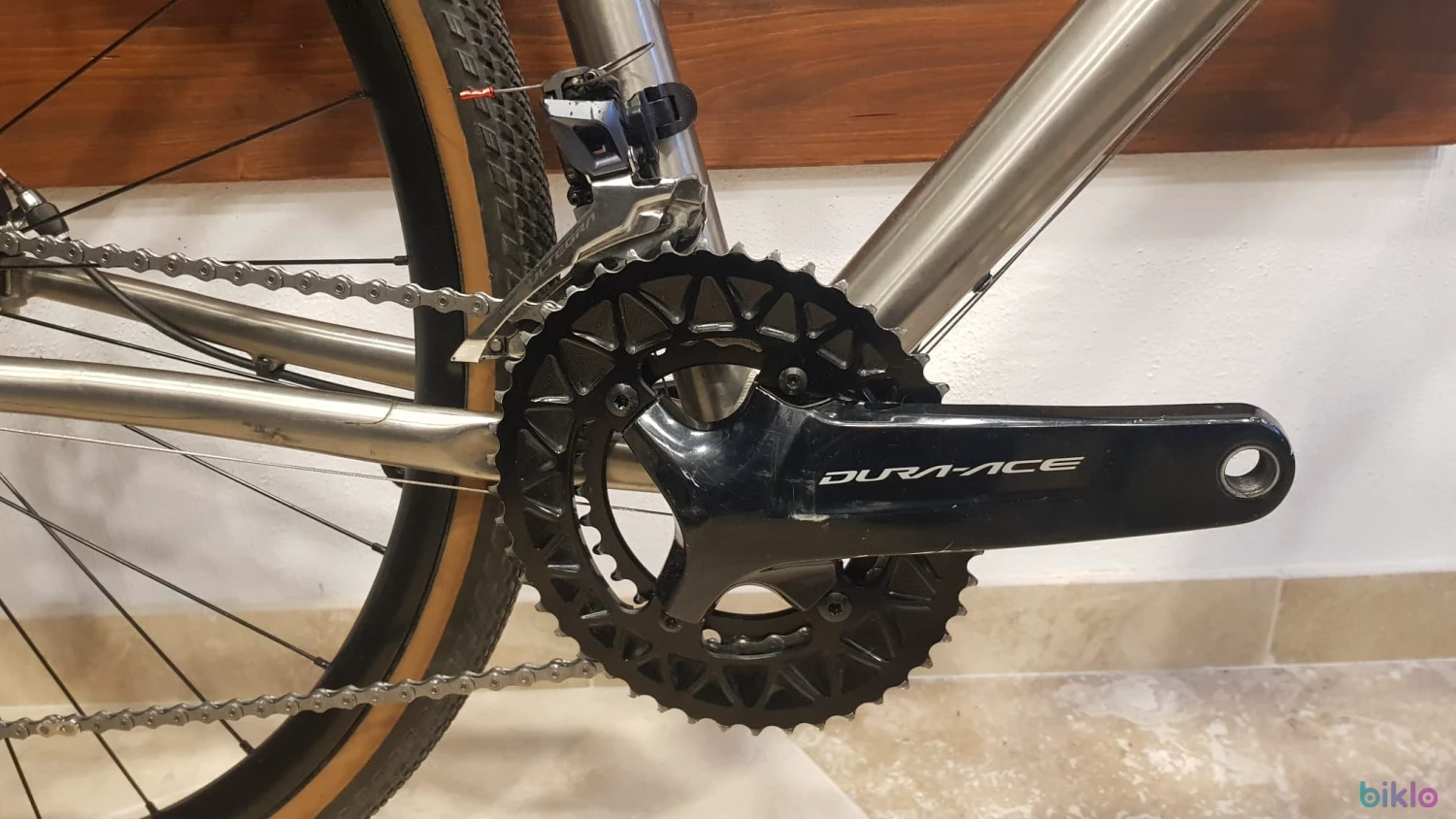 4. Gravel Reilly Gradient, titan, Dura Ace 2x11 mecanic, marime S (165-175)