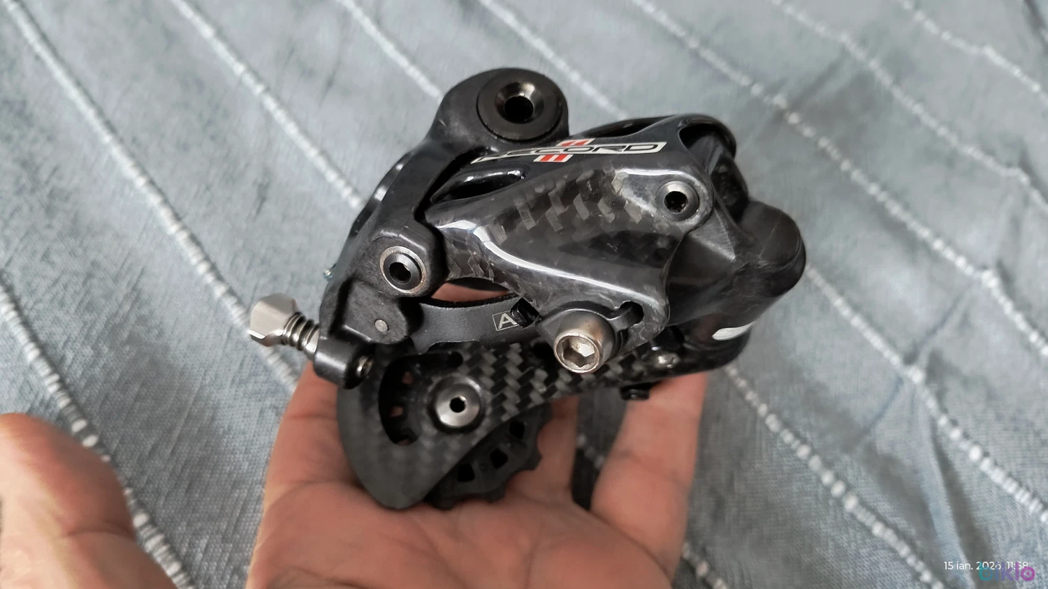 11. Set Campagnolo Record ergopowere + deraiore